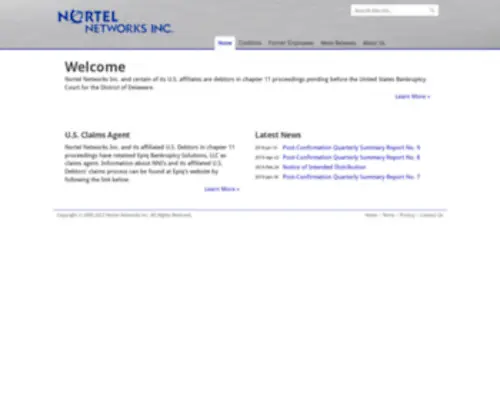 Nortel-US.com(Nortel Networks Inc) Screenshot