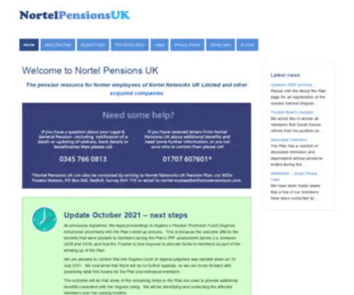 Nortelpensions.com(Nortel Pensions Nortel Pensions) Screenshot