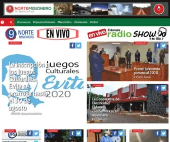 Nortemisionero.com.ar(Norte Misionero) Screenshot