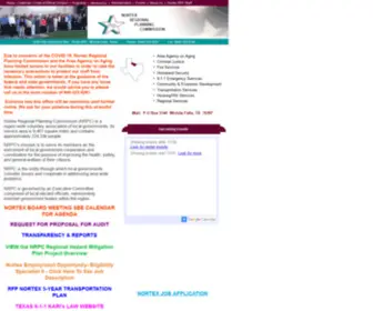 Nortexrpc.org(Nortex Regional Planning Commission) Screenshot