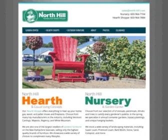 North-Hill.com(North Hill Nursery & Hearth Shoppe) Screenshot