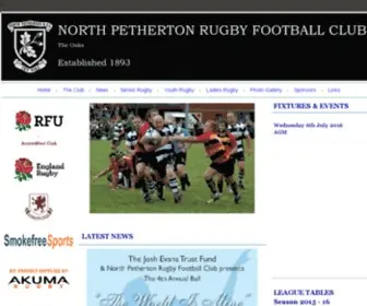 North-Petherton-RFC.co.uk(North Petherton Rugby Football Club) Screenshot