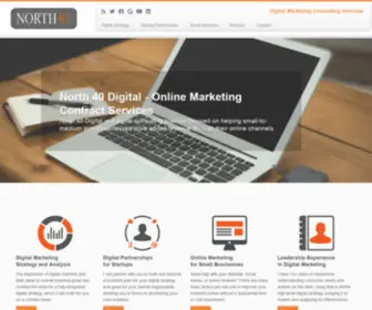North40Digital.com(Digital Marketing Consulting Services) Screenshot