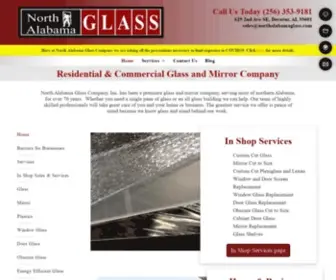 Northalabamaglass.com(North Alabama Glass Co) Screenshot