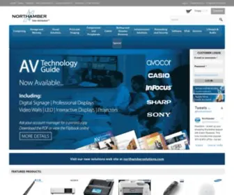 Northamber.com(Northamber Plc) Screenshot