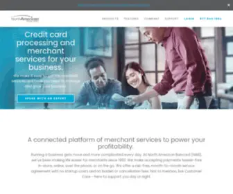 Northamericanbancard.com(Credit card processing & merchant account services) Screenshot