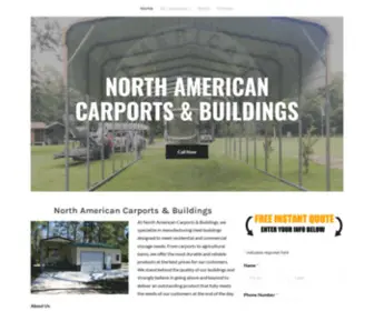 Northamericancarports.com(Free Delivery & Free Install) Screenshot