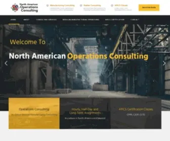 Northamericanoperationsconsulting.com(North American Operations Consulting) Screenshot
