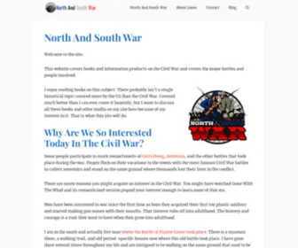 Northandsouthwar.com(North And South War) Screenshot