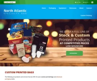 Northatlanticbags.com(Custom Printed Bags & Single Serves) Screenshot