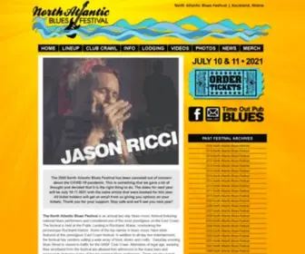 Northatlanticbluesfestival.com(Rockland, Maine) Screenshot