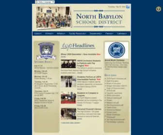 Northbabylonschools.net(North Babylon School District) Screenshot