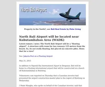 Northbaliairport.com(The North Bali Airport) Screenshot