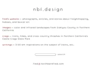 Northbankfred.com(Websites maintained by North Bank Fred) Screenshot