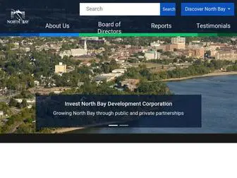 Northbaydc.ca(Invest North Bay Development Corporation) Screenshot