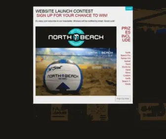 Northbeachvolleyball.com(Toronto Indoor Beach Volleyball) Screenshot