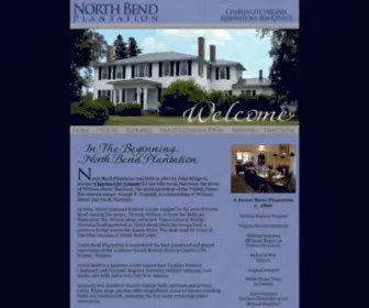 Northbendplantation.com(This Charles City County VA Bed and Breakfast) Screenshot