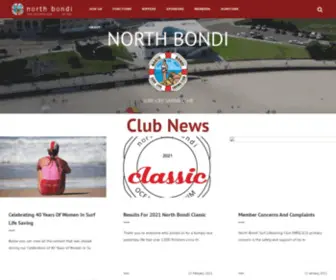 Northbondisurfclub.com(North Bondi Surf Life Saving Club) Screenshot