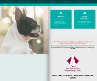 Northcantonvet.com(Veterinarian in North Canton) Screenshot