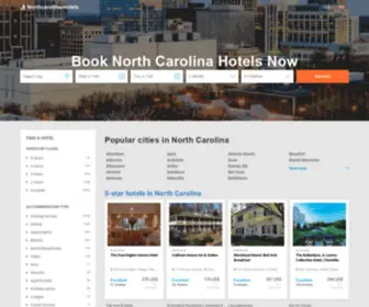 Northcarolina-Hotels.net(The 10 best North Carolina Hotels) Screenshot