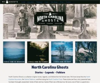 Northcarolinaghosts.com(North Carolina Ghost Stories and Legends) Screenshot