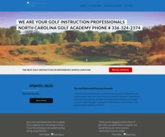 Northcarolinagolfacademy.com(North Carolina Golf Academy in Greensboro NC) Screenshot