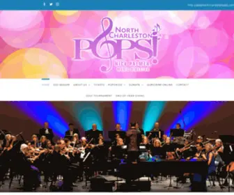 Northcharlestonpops.com(North Charleston Pops) Screenshot