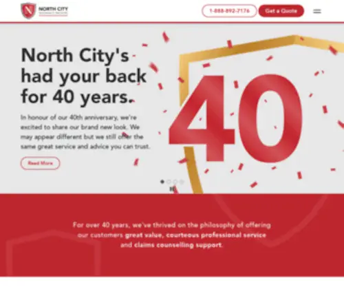 Northcity.ca(North City Insurance Brokers) Screenshot