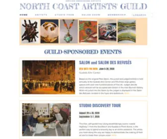 Northcoastartistsguild.com(Serving Mendonoma Artists) Screenshot