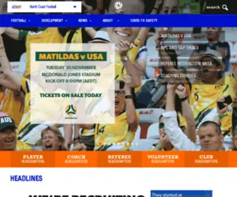 Northcoastfootball.com.au(North Coast Football) Screenshot