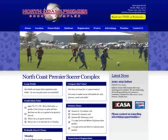 Northcoastpremier.com(North Coast Premier Soccer Complex) Screenshot