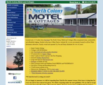 Northcolonymotel.com(North Colony Motel and Cottages) Screenshot