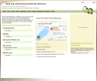 Northcornerbrewing.com(North Corner Brewing) Screenshot