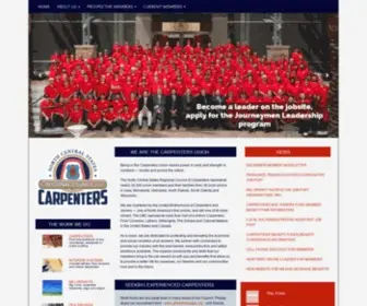 Northcountrycarpenter.org(North Central States Regional Council of Carpenters) Screenshot