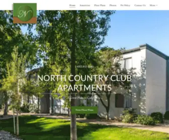 Northcountryclub.com(North Country Club Apartments) Screenshot