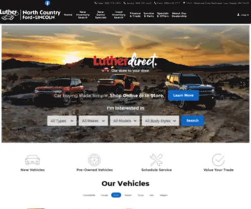 Northcountryford.com(North Country Ford LINCOLN Mercury Coon Rapids Minneapolis MN) Screenshot