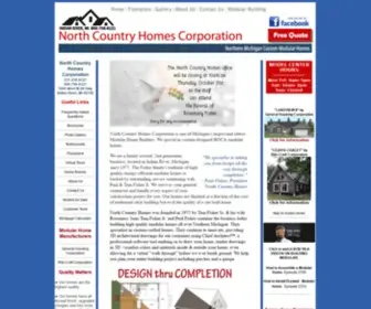 Northcountryhomescorp.com(North Country Homes) Screenshot