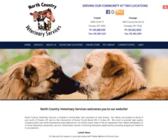 Northcountryvet.com(North Country Veterinary Services) Screenshot