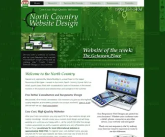 Northcountrywebsitedesign.com(North Country Website Design Upper Peninsula Websites) Screenshot