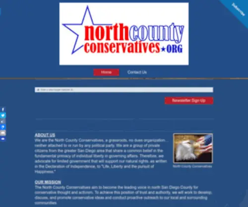 Northcountyconservatives.org(North County Conservatives) Screenshot