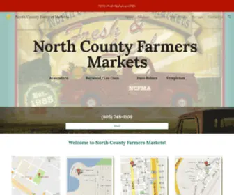 Northcountyfarmersmarkets.com(North County Farmers Markets) Screenshot