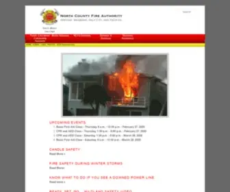 Northcountyfire.org(North County Fire Authority) Screenshot