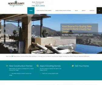 Northcountynewhomes.com(North County New Homes) Screenshot