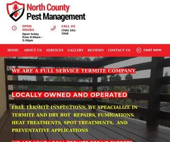 Northcountypestmanagement.com(North County Pest Management) Screenshot