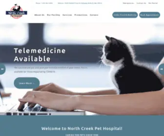 Northcreek.com(North Creek Pet Hospital) Screenshot