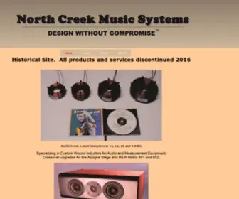 Northcreekmusic.com(North Creek Music) Screenshot
