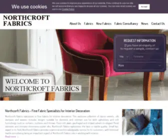 Northcroftfabrics.co.uk(Velvet Fabric) Screenshot