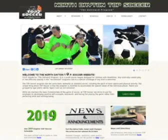 Northdaytontopsoccer.com(North Dayton TOP Soccer Outreach Program l Welcome) Screenshot