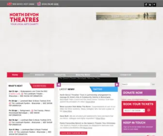 Northdevontheatres.org.uk(North Devon Theatres) Screenshot