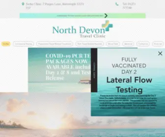 Northdevontravelclinic.co.uk(Travel medicine Clinic) Screenshot